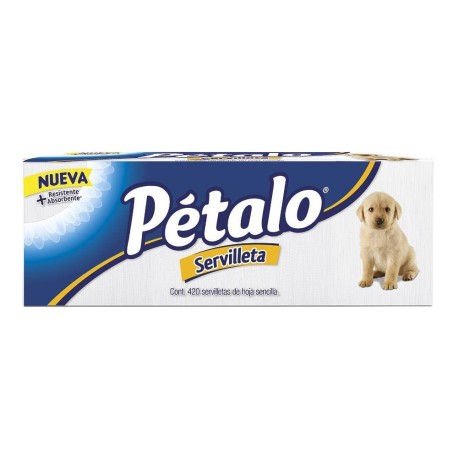 SERVILLETA PETALO BLANCA 420HJ