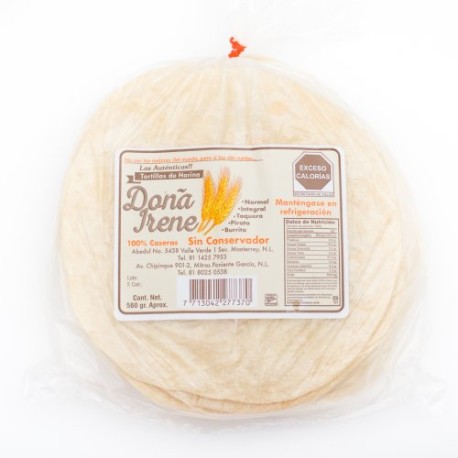 TORTILLA HARINA DOÑA IRENE C/20 560G