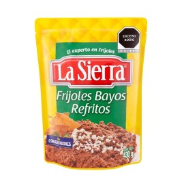 FRIJOL BAYO REFRITO 430G.POUCH LA SIERRA