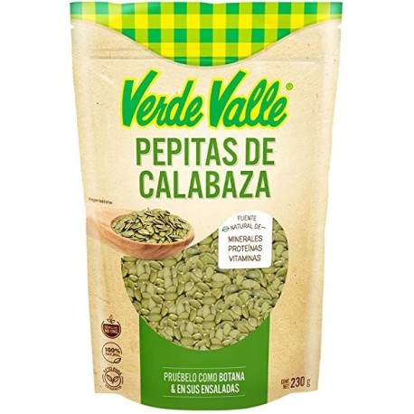 PEPITAS DE CALABAZA VERDE VALLE 230 GR