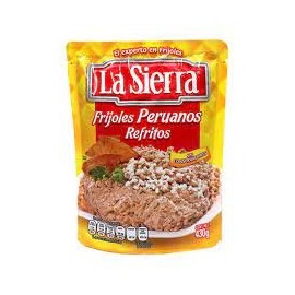 FRIJOL REF.PERUANO 430GR.POUCH LA SIERRA