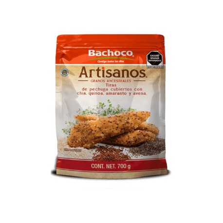 TIRA DE PECHUGA ARTISANOS 700 GR BACHOCO