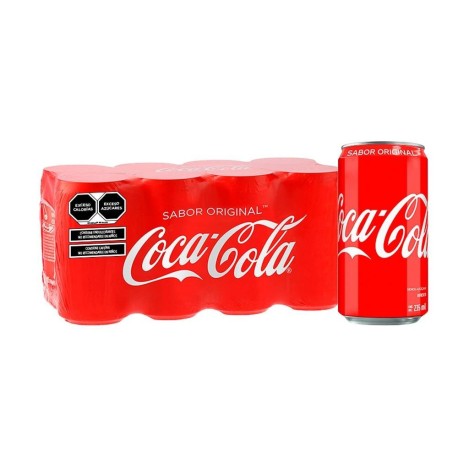 COCA COLA 235ML.LATA 8PACK