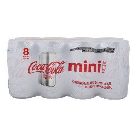 COCA COLA LIGHT 235ML.LATA 8PACK