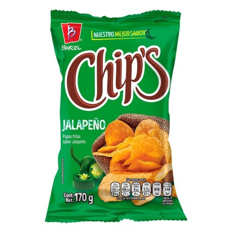 CHIP S JALAPENO 170GR.BARCEL